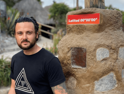 Alex at Mitad del Mundo