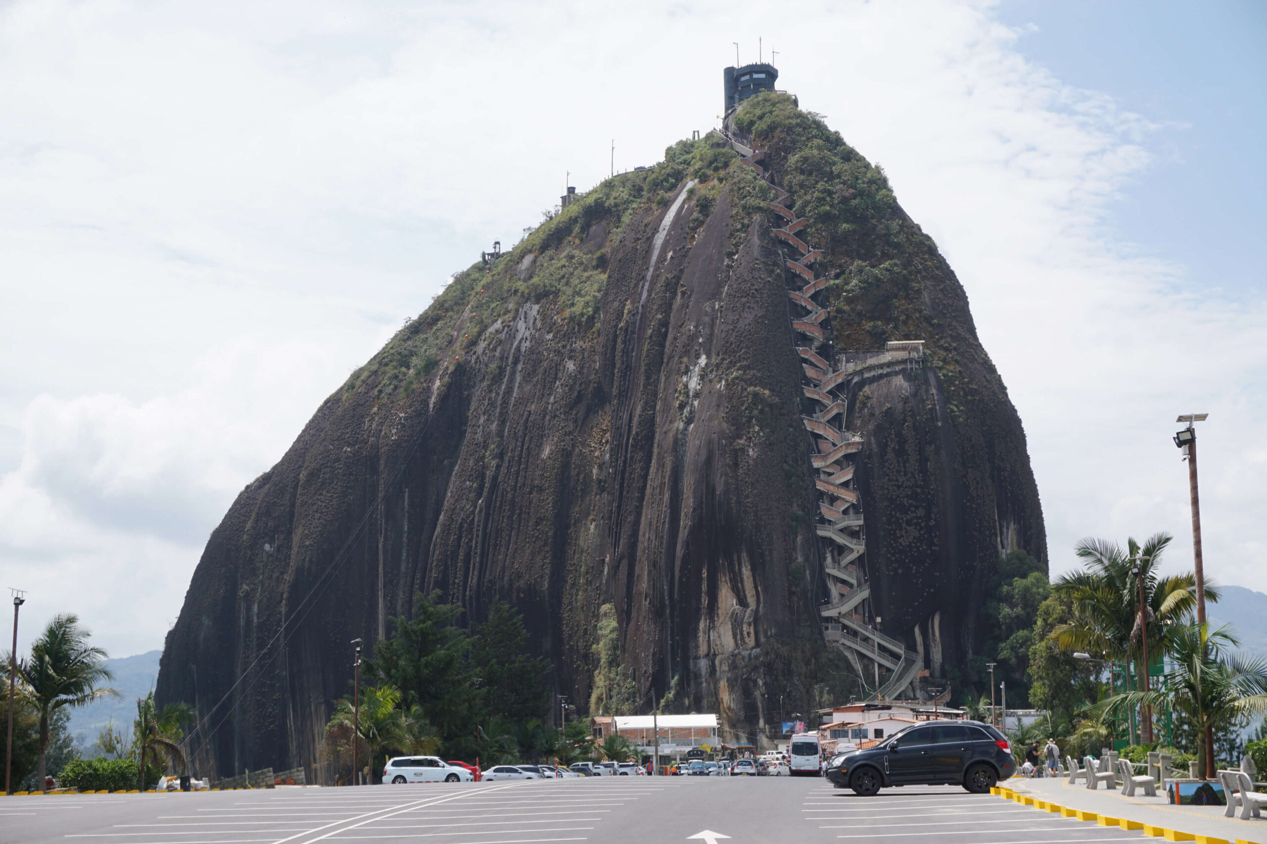 Photo of El Penal Rock from across the car park