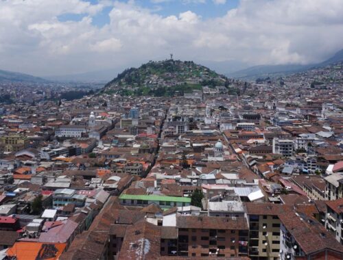 View of Quito from Basilica Del Noto