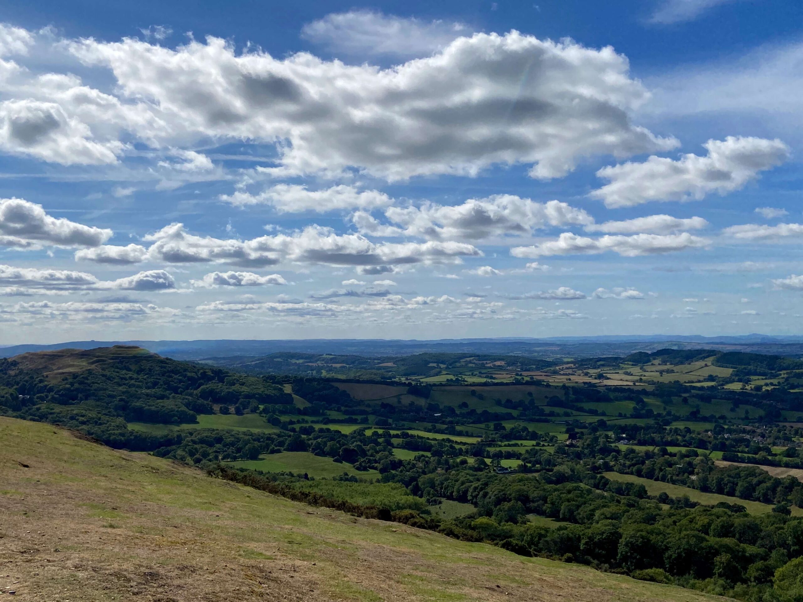 View towards the Black Mountains