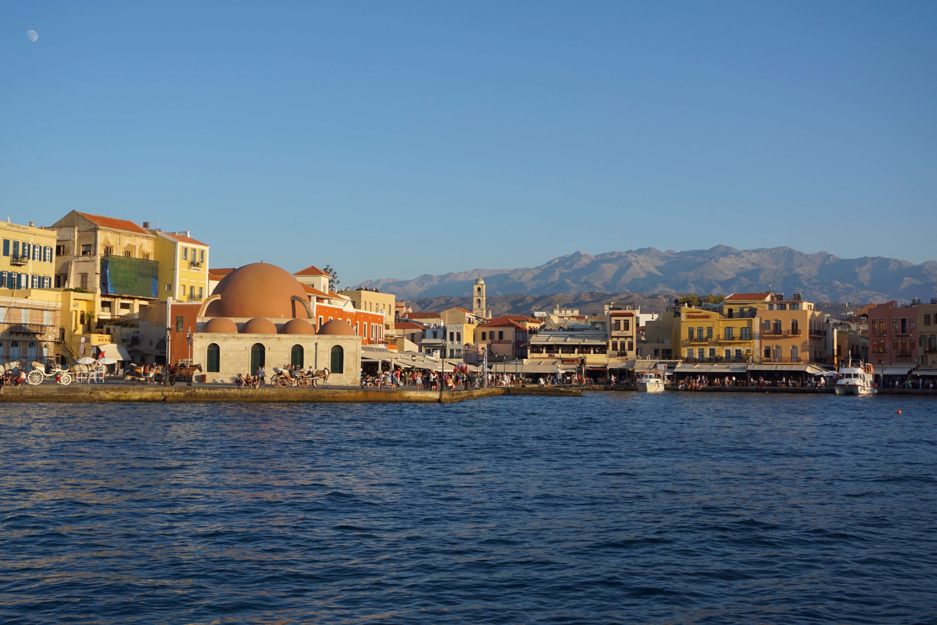 View of The Mosque of the Janissaries by boat