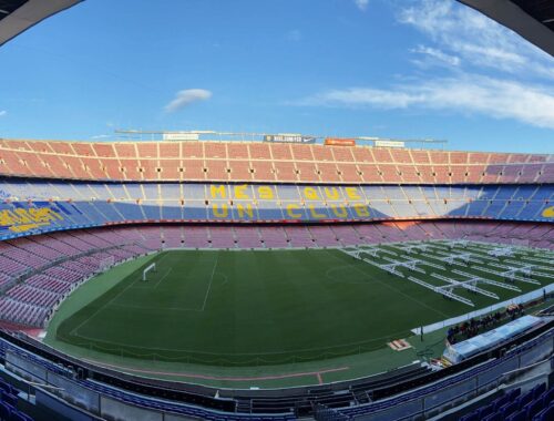 Panoramic of the Nou Camp