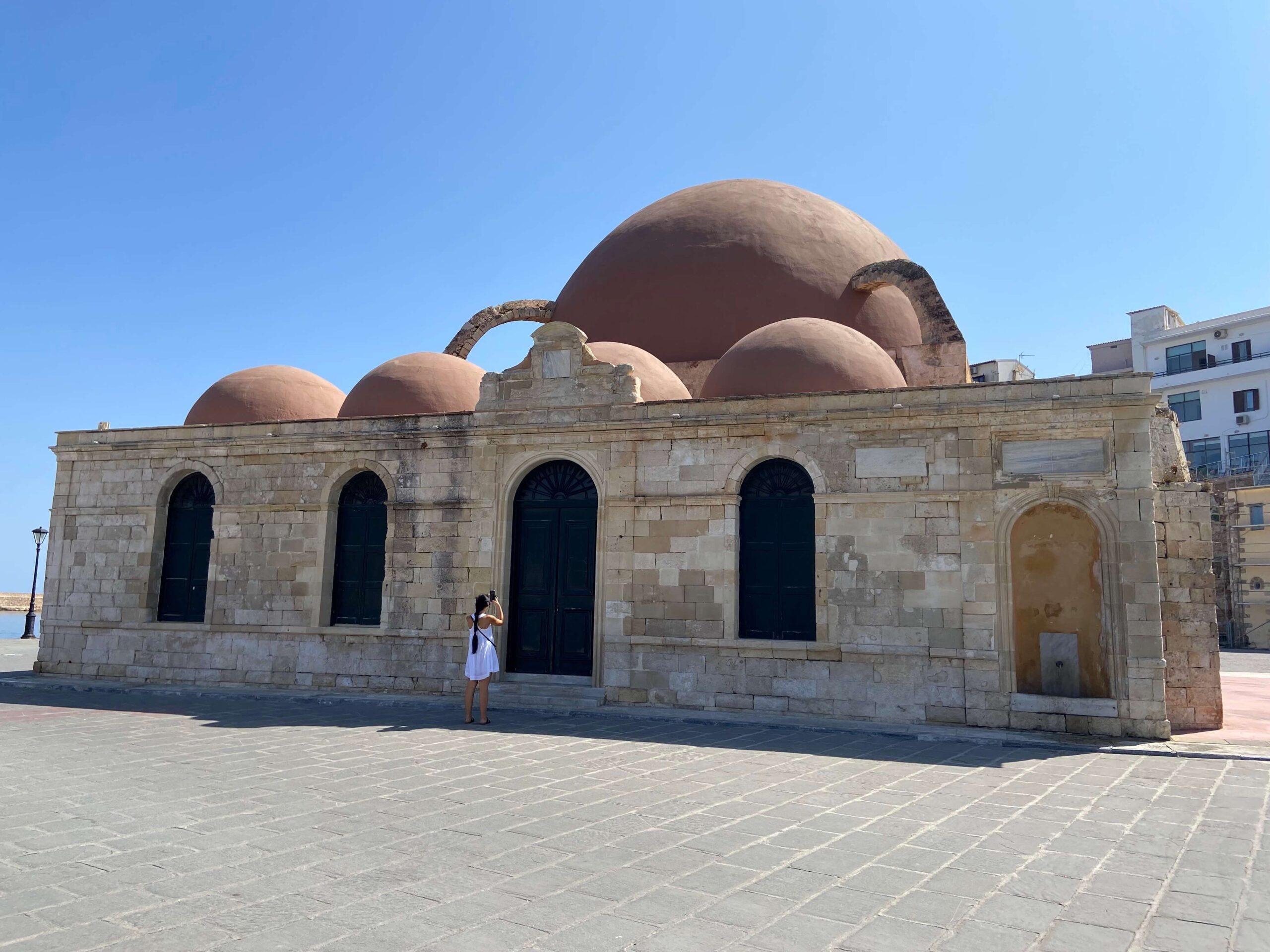 Exterior of The Yali Tzamii mosque, Chania