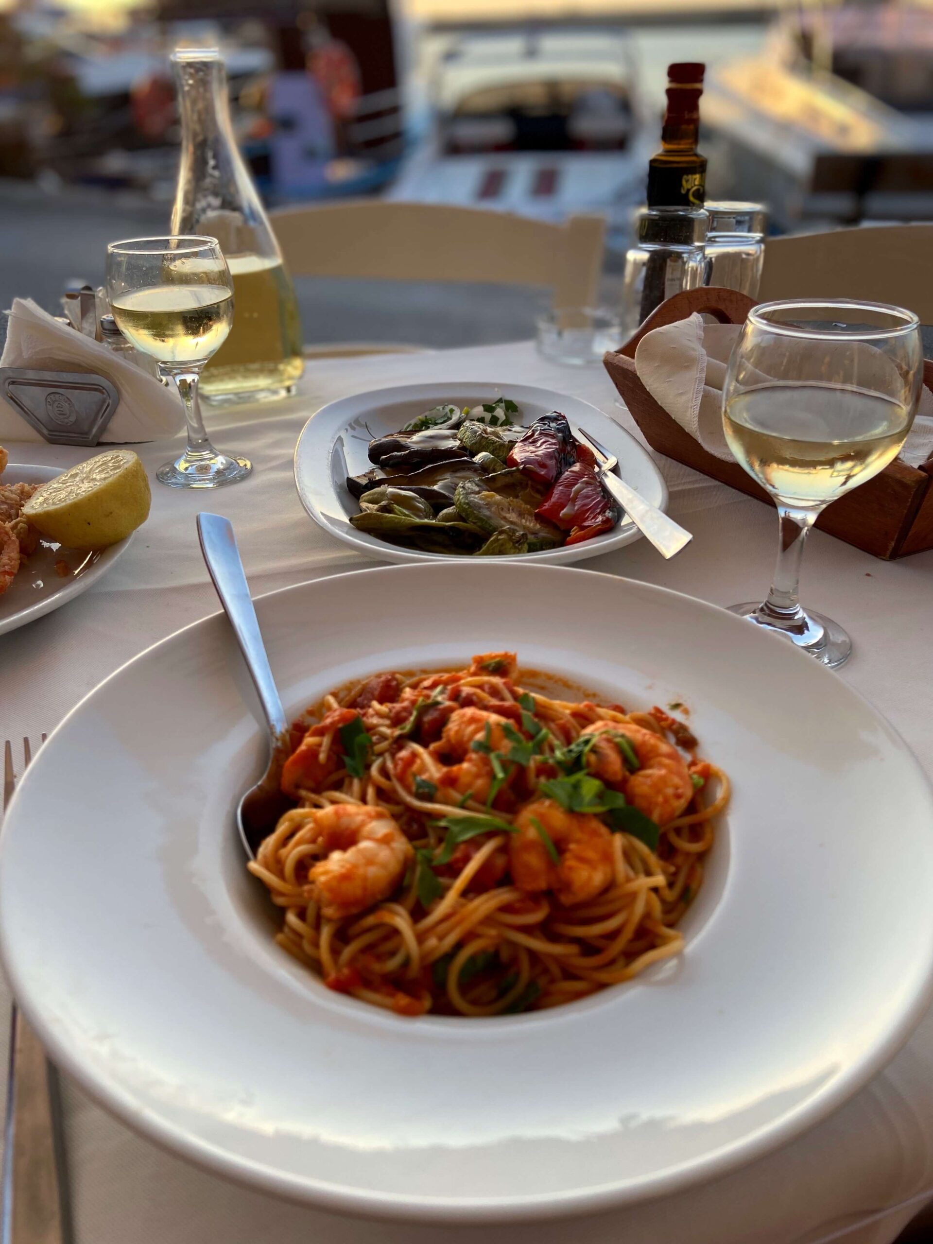 Seafood Linguine at Neoria Fish Tavern