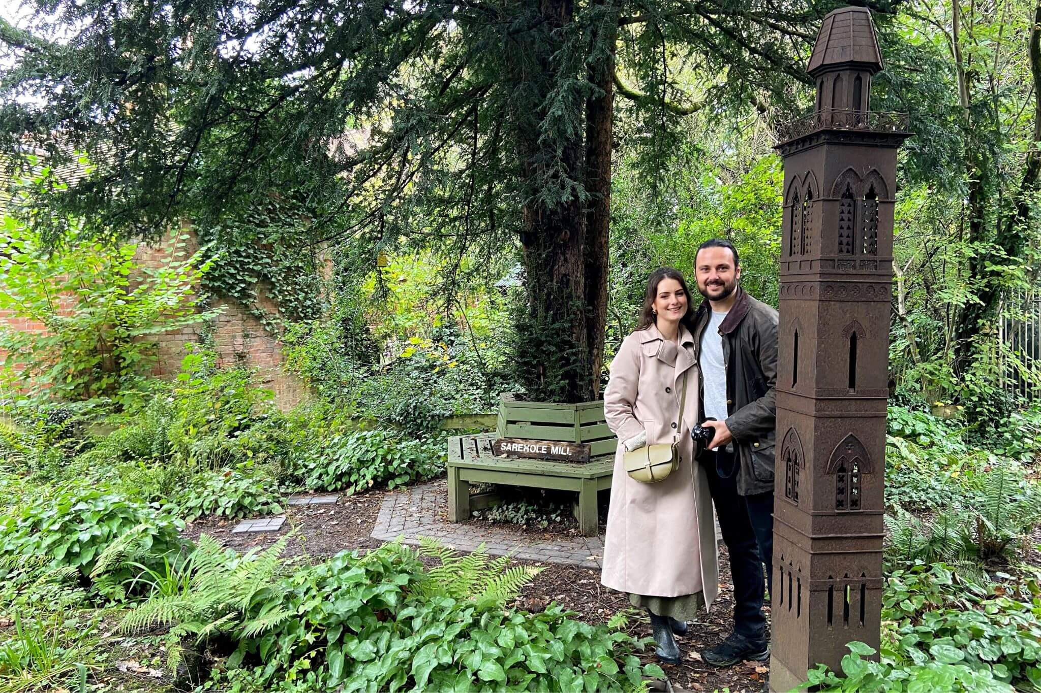 Alex & Emily in the Two Towers Garden