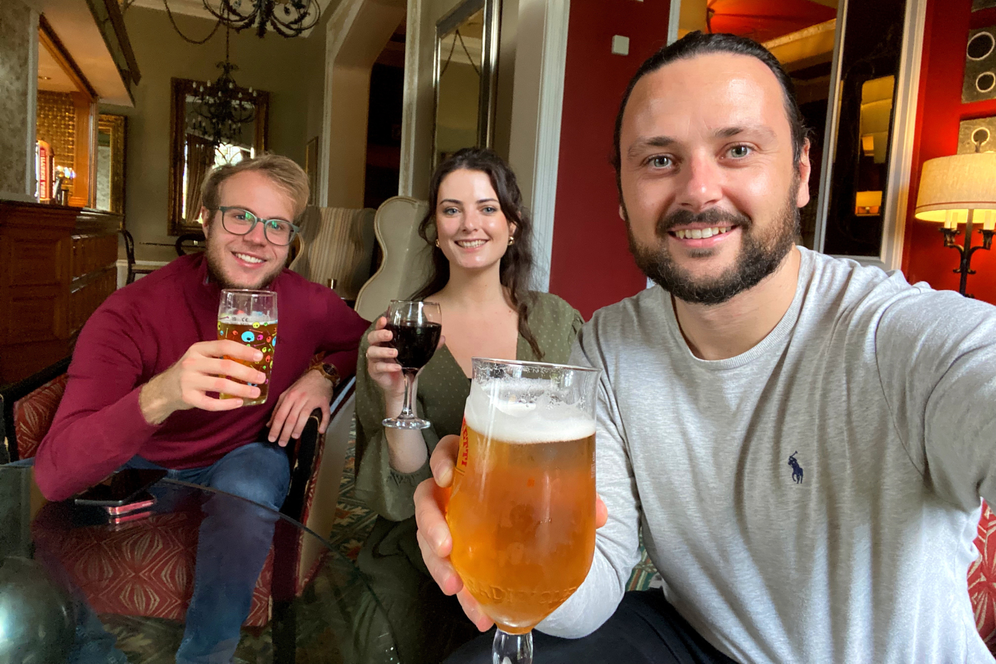 Drinks at the Plough & Harrow Hotel - the Birmingham Tolkien Trail