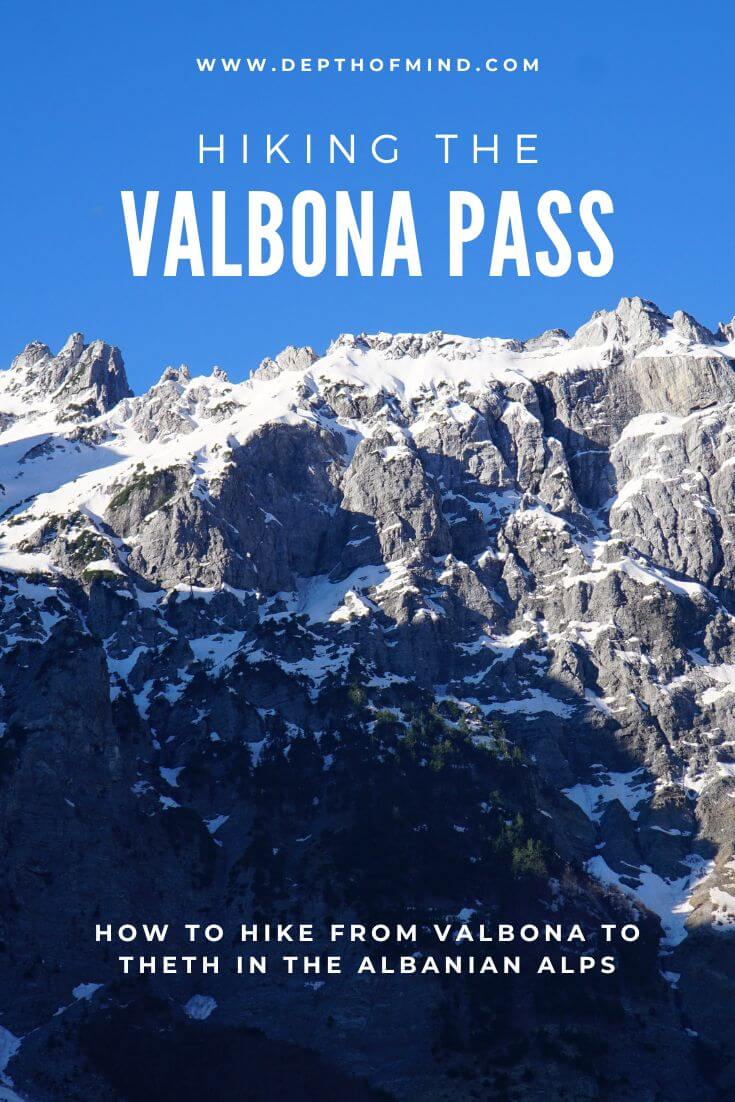 Valbona Pass Pinterest Pin